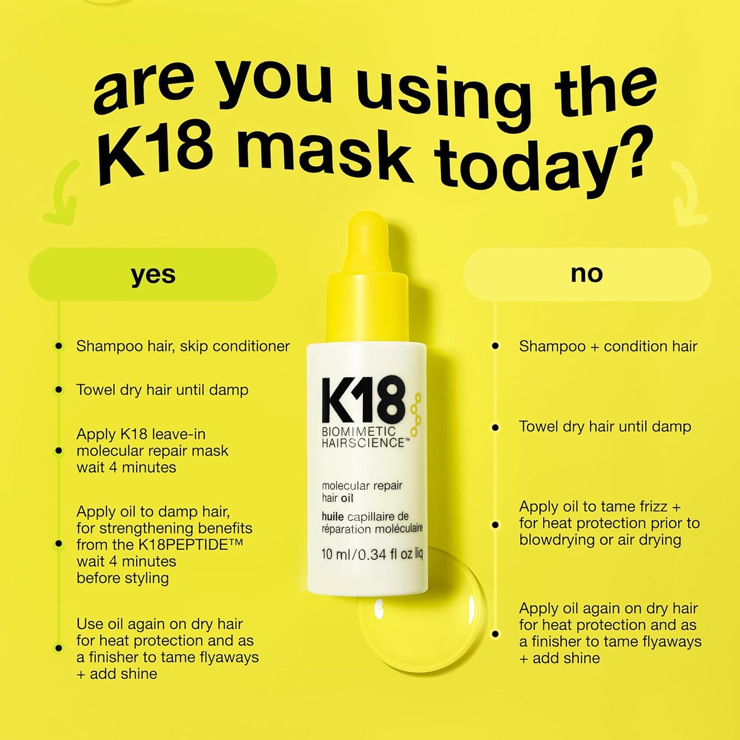 K18 Aceite Capilar 10ML