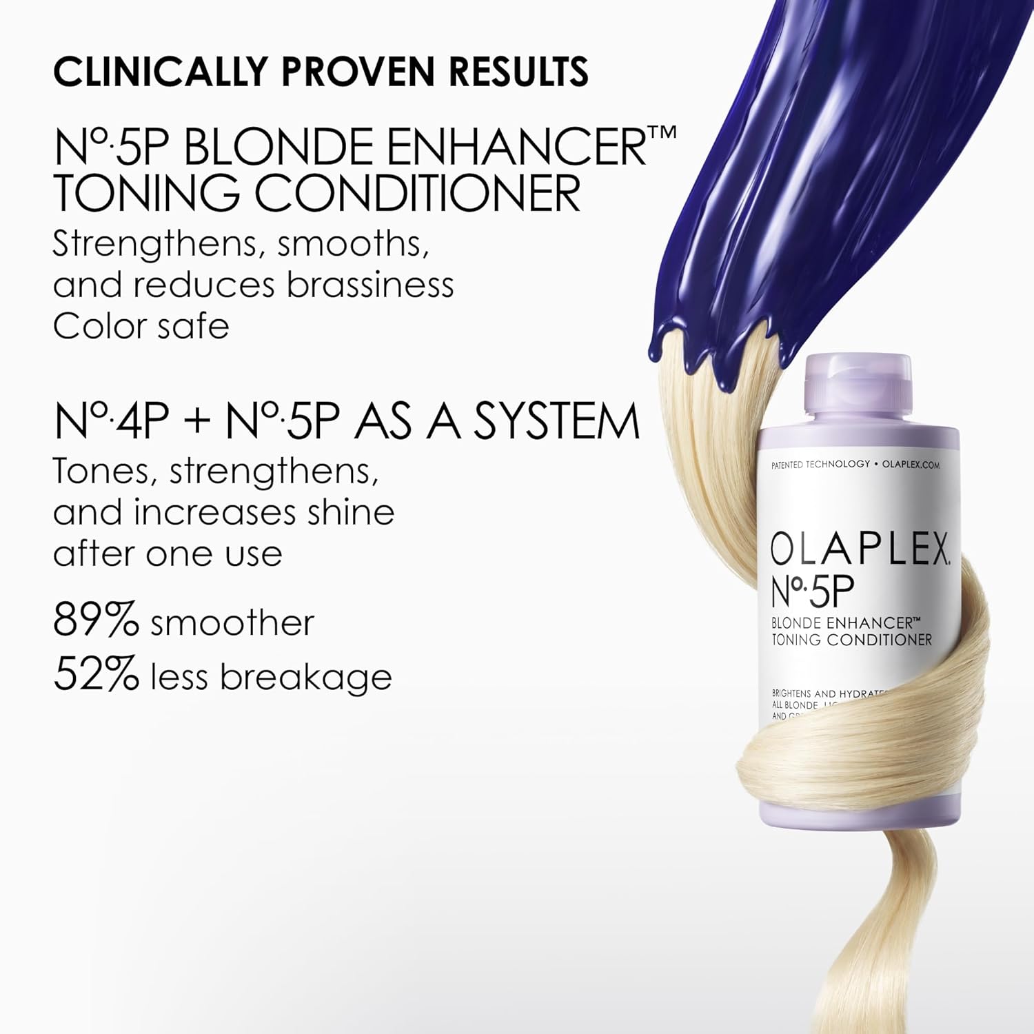 Olaplex No.4P Blonde Enhancer Toning Shampoo