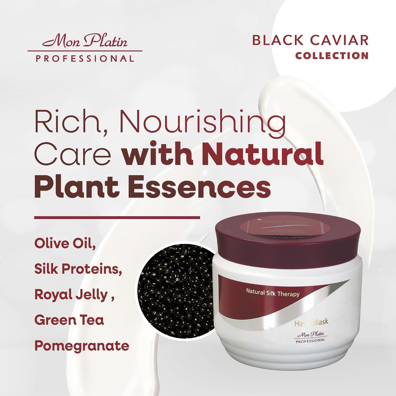 Black caviar hair mask