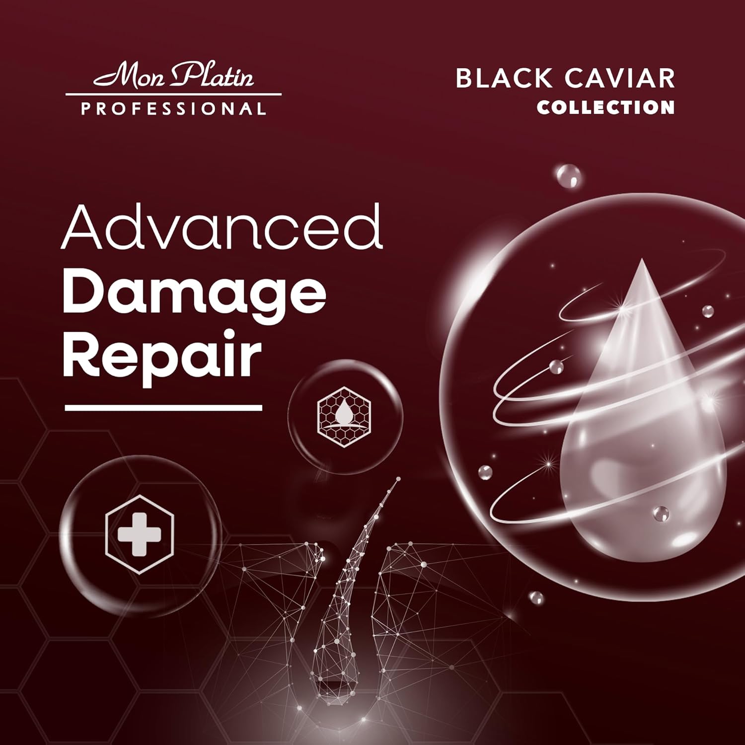 Black caviar hair mask